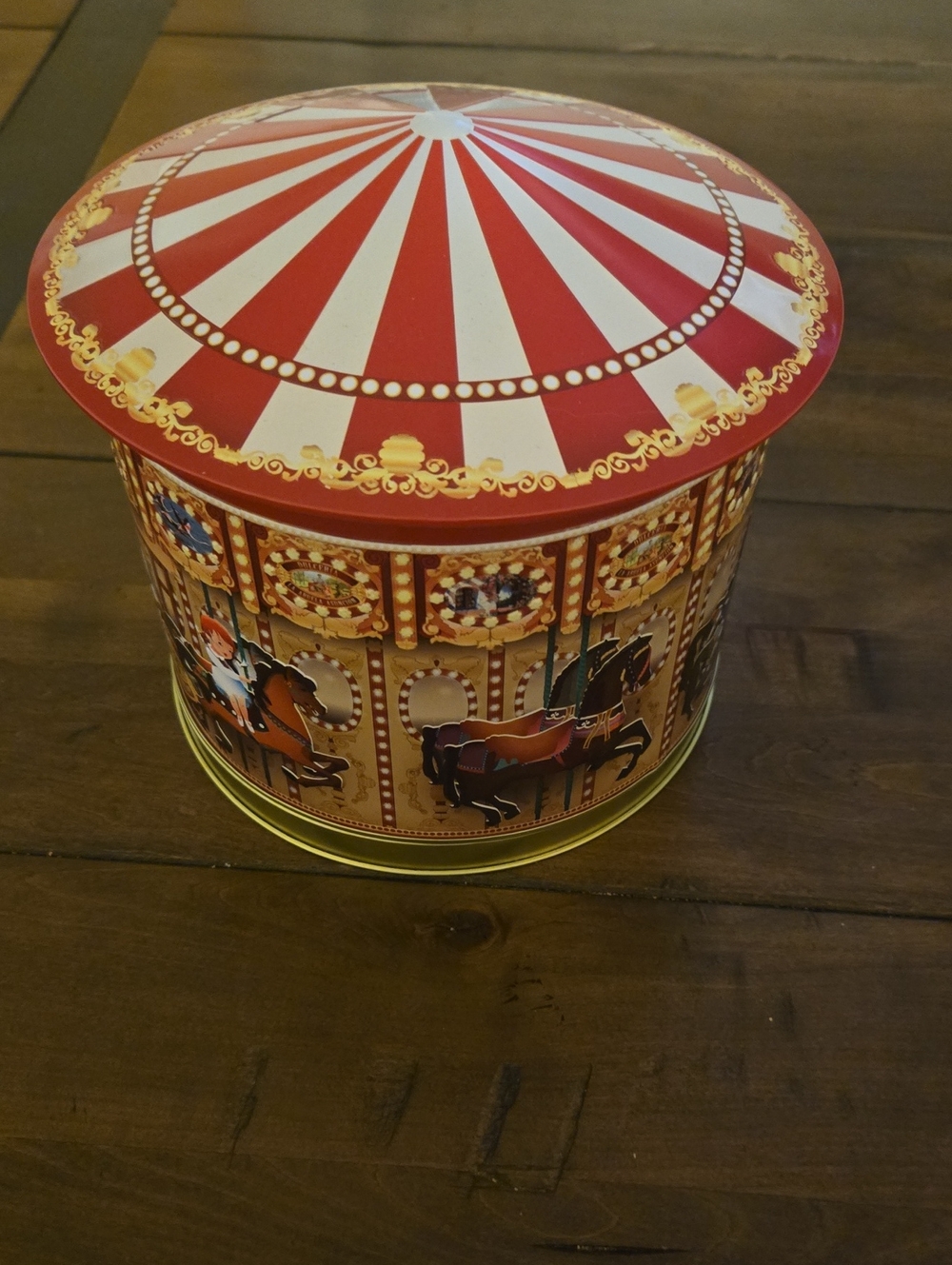 Musical Carnival Carousel Tin - Home Party Supplies